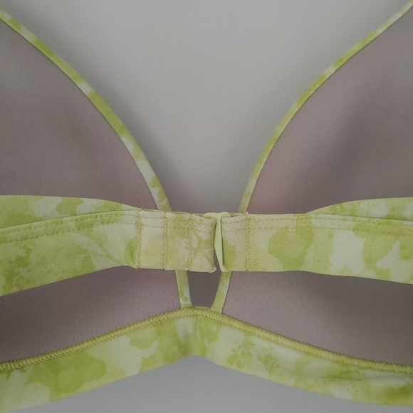 Lululemon Deep Sea Swim Bikini Top Size 4 Dappled Blossom Yellow Multi - Picture 14 of 16